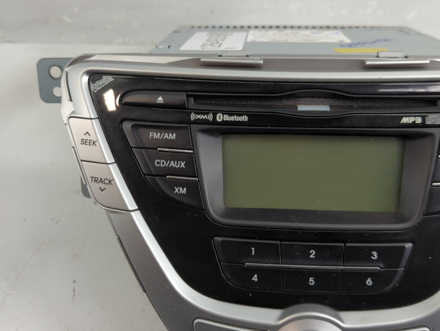 2011-2012 Hyundai Elantra Radio AM FM Cd Player Receiver Replacement P/N:96170-3X161BLH Fits Fits 2011 2012 OEM Used Auto Pa