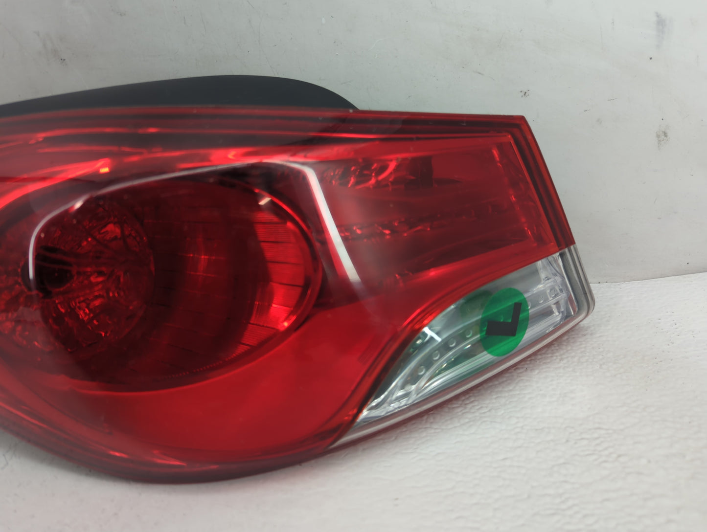 2011-2013 Hyundai Elantra Tail Light Assembly Driver Left OEM P/N:11-11832-00 Fits Fits 2011 2012 2013 OEM Used Auto Parts -