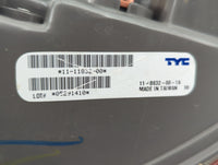 2011-2013 Hyundai Elantra Tail Light Assembly Driver Left OEM P/N:11-11832-00 Fits Fits 2011 2012 2013 OEM Used Auto Parts -