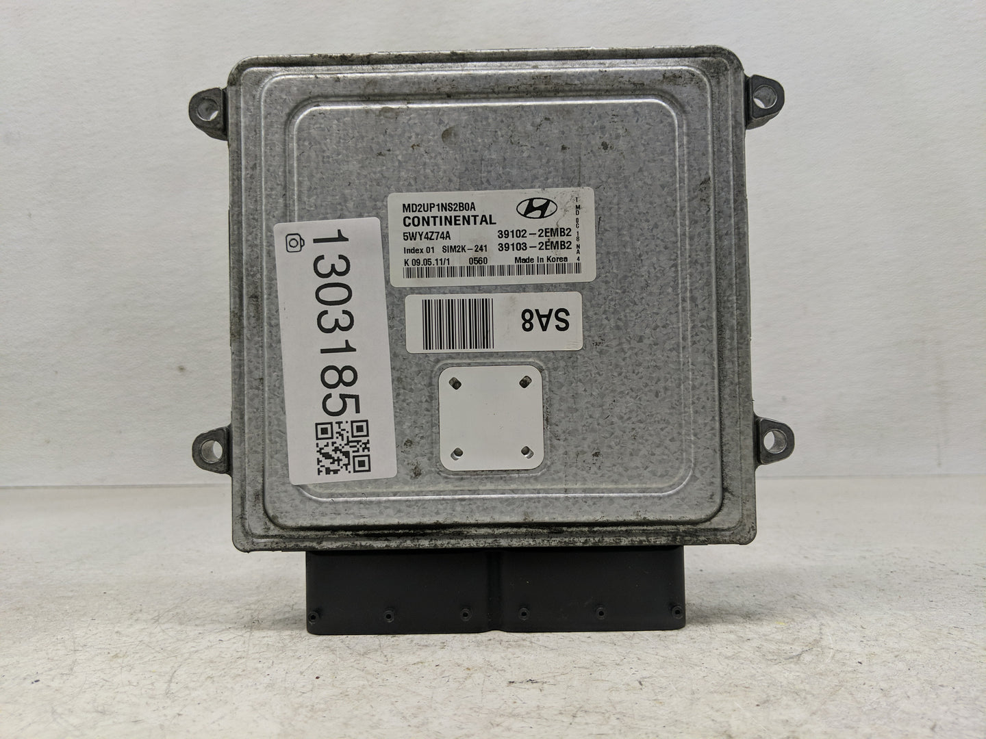 2011 Hyundai Elantra PCM Engine Control Computer ECU ECM PCU OEM P/N:39103-2EMB2 39102-2EMB2 Fits OEM Used Auto Parts - Oemu