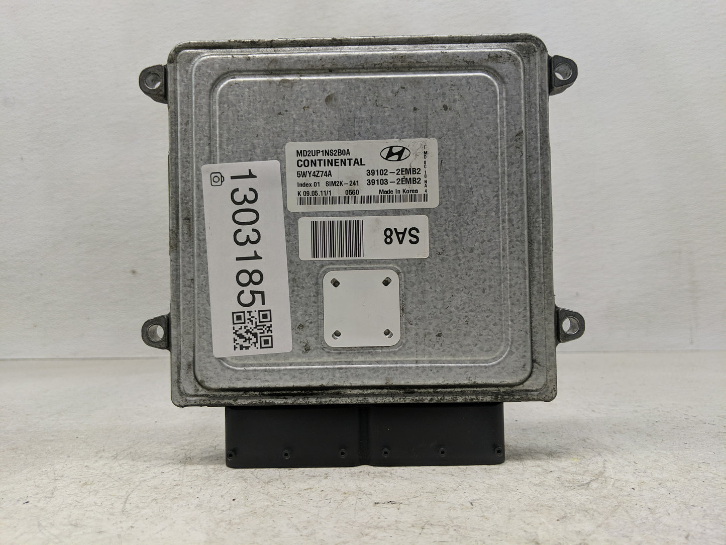 2011 Hyundai Elantra PCM Engine Control Computer ECU ECM PCU OEM P/N:39103-2EMB2 39102-2EMB2 Fits OEM Used Auto Parts - Oemu