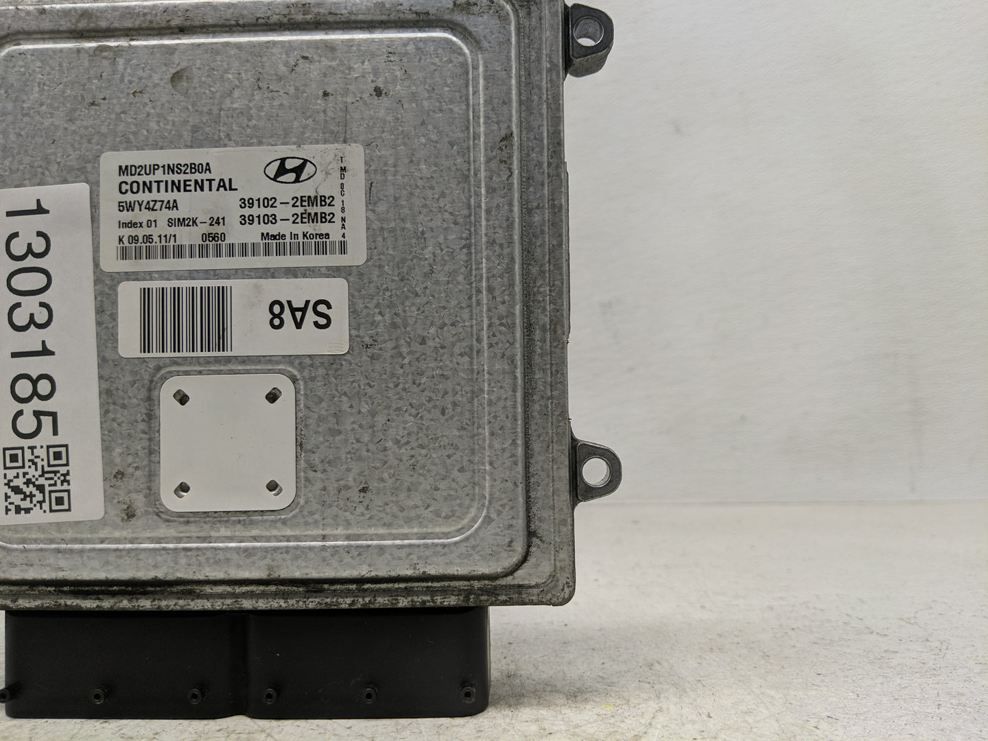 2011 Hyundai Elantra PCM Engine Control Computer ECU ECM PCU OEM P/N:39103-2EMB2 39102-2EMB2 Fits OEM Used Auto Parts - Oemu