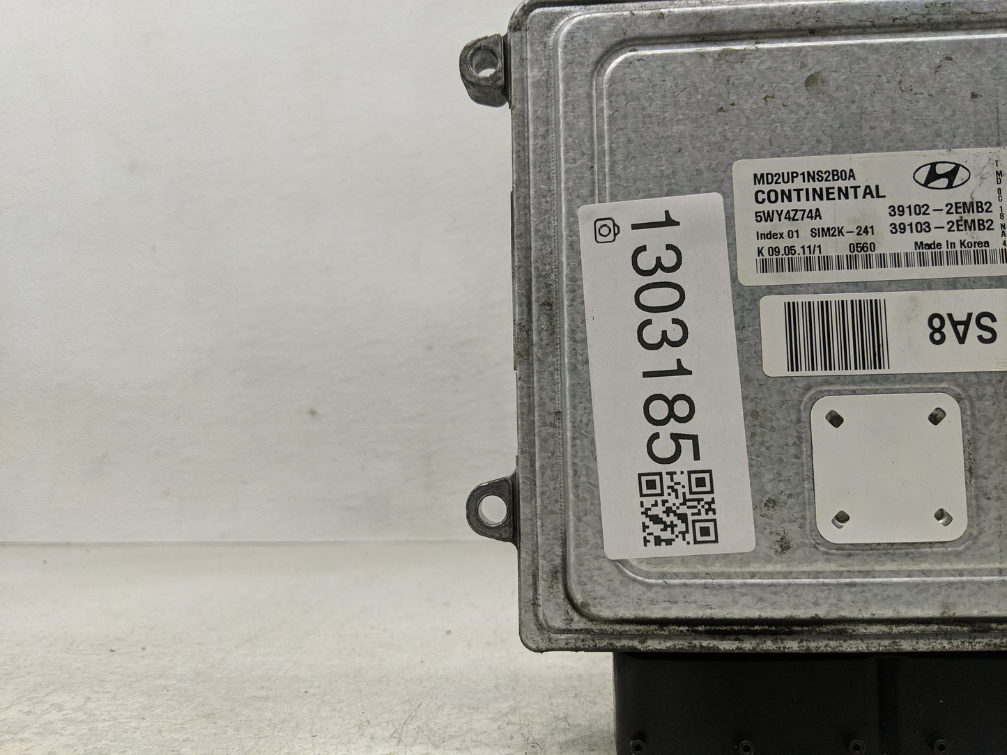 2011 Hyundai Elantra PCM Engine Control Computer ECU ECM PCU OEM P/N:39103-2EMB2 39102-2EMB2 Fits OEM Used Auto Parts - Oemu
