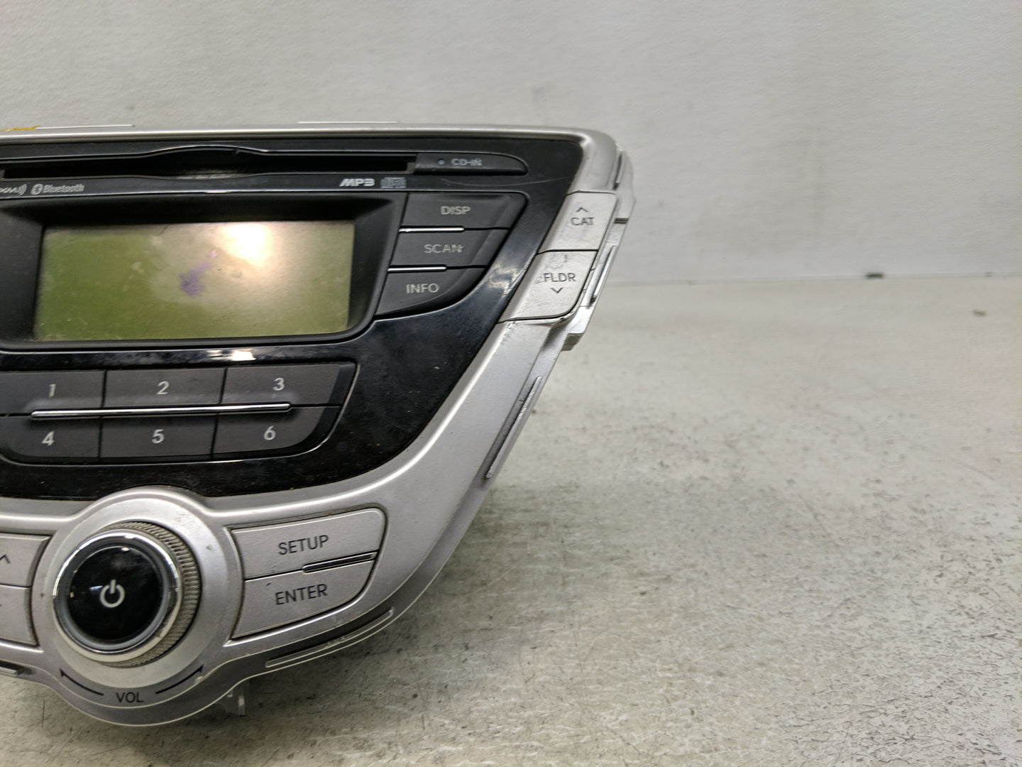 2011-2013 Hyundai Elantra Radio AM FM Cd Player Receiver Replacement P/N:96170-3X161BLH Fits Fits 2011 2012 2013 OEM Used Au