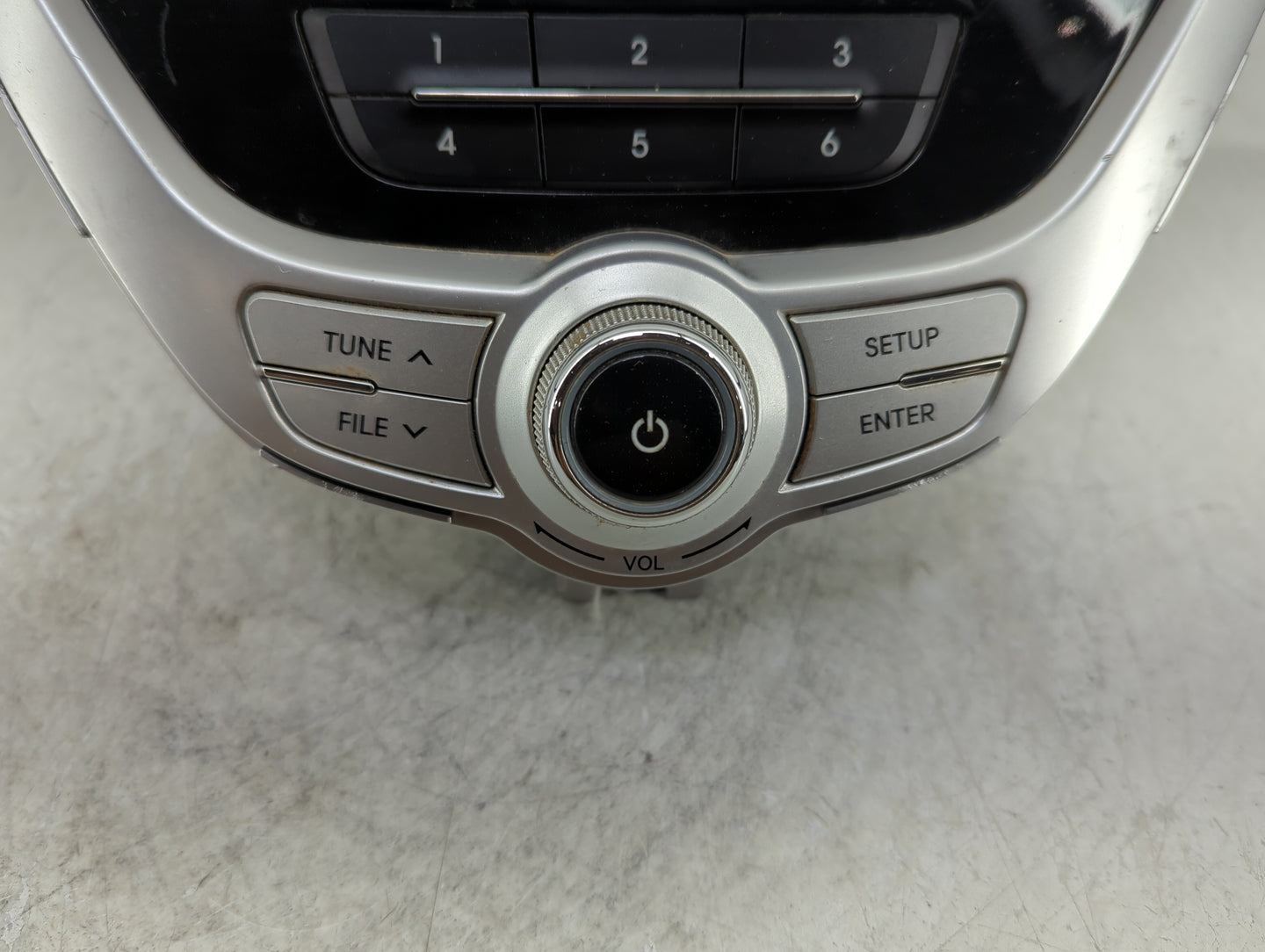 2011-2012 Hyundai Elantra Radio AM FM Cd Player Receiver Replacement Fits Fits 2011 2012 OEM Used Auto Parts - Oemusedautopa