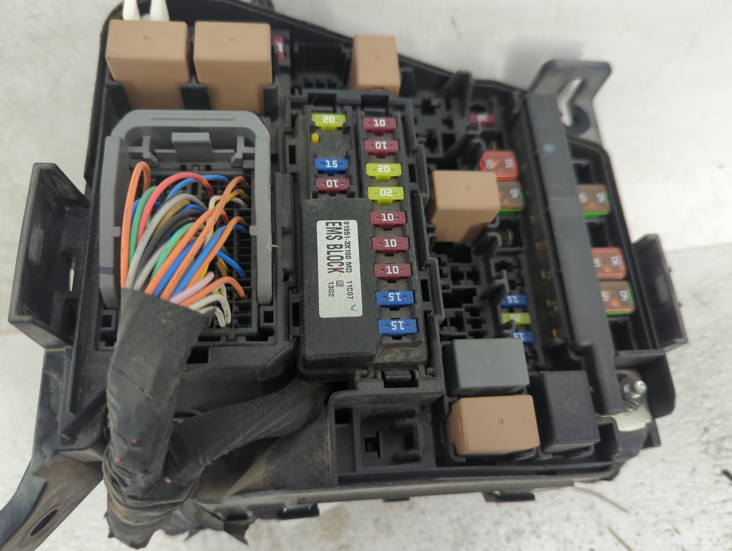 2011-2013 Hyundai Elantra Fusebox Fuse Box Panel Relay Module P/N:1102281006 91950-3X510, 91951-3X100 Fits Fits 2011 2012 20