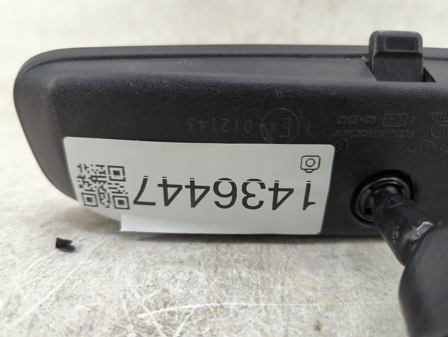 2011 Hyundai Elantra Interior Rear View Mirror Replacement OEM Fits OEM Used Auto Parts - Oemusedautoparts1.com