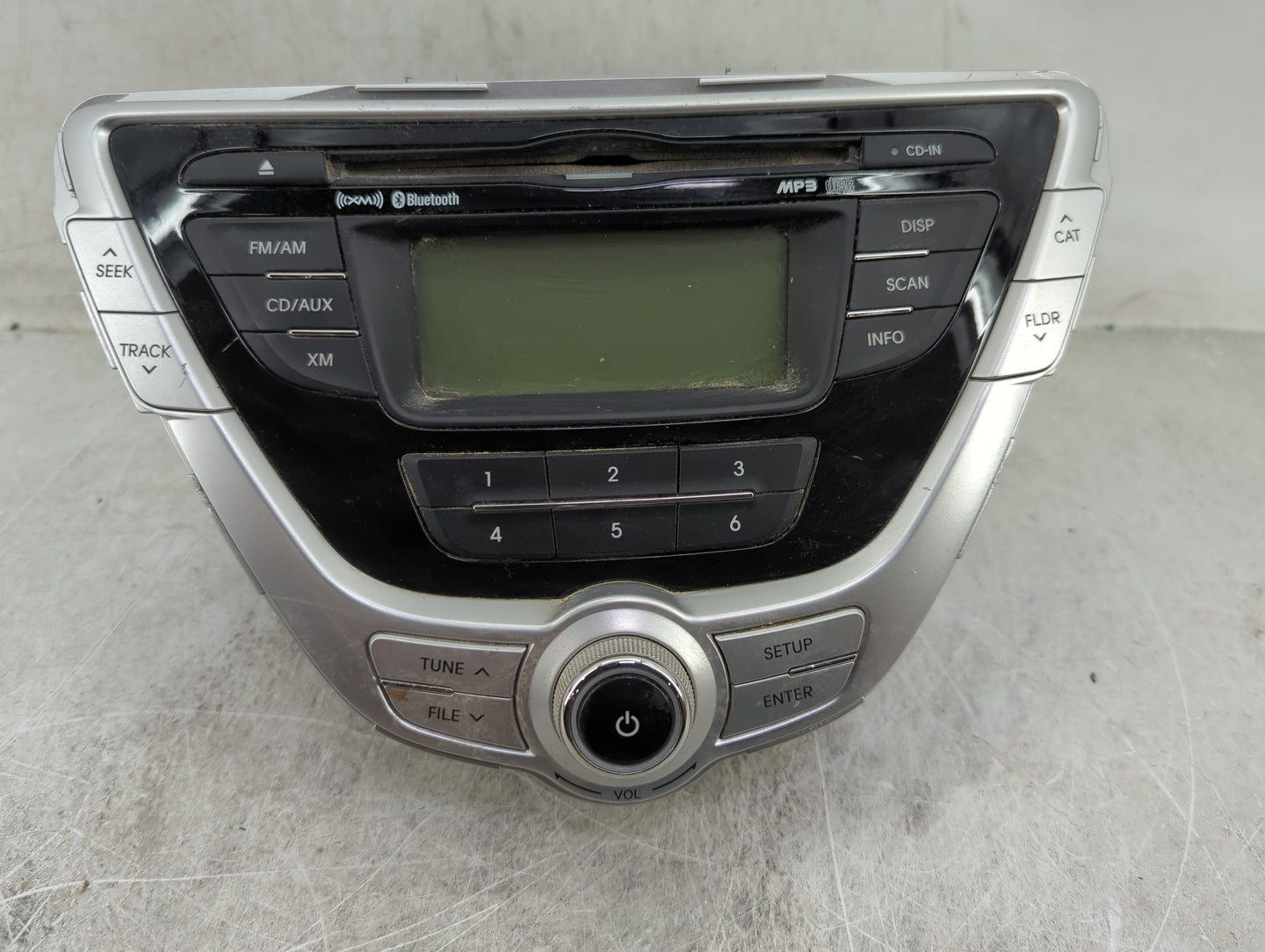 2011 Hyundai Elantra Radio AM FM Cd Player Receiver Replacement P/N:96170-3X1BLH PA-710MDLSBBLH, 96220-3X100 Fits OEM Used A