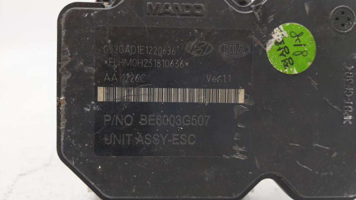 2011-2013 Hyundai Elantra Anti-Lock Brake ABS Pump Module Actuator OEM P/N:58920-3X700 Fits Fits 2011 2012 2013 OEM Used Aut