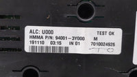 2011 Hyundai Elantra Instrument Cluster Speedometer Gauges P/N:94001-3X230 94001-3Y000 Fits OEM Used Auto Parts - Oemusedaut