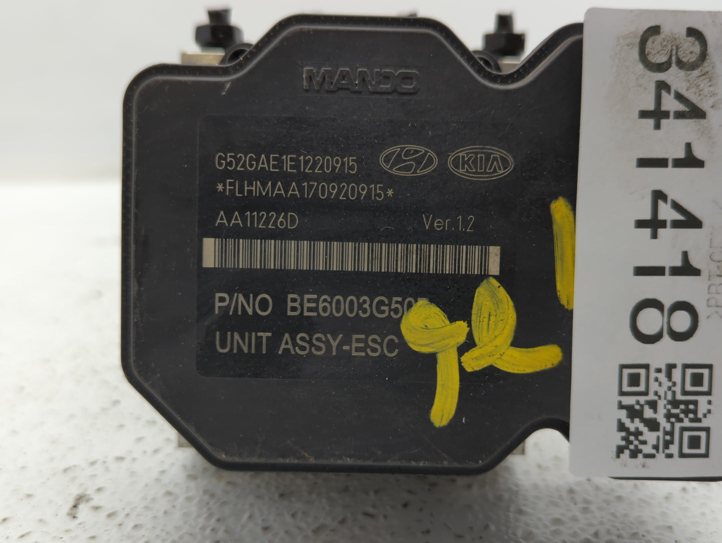 2011-2013 Hyundai Elantra ABS Pump Control Module Replacement P/N:58920-3X650 58920-3X700 Fits Fits 2011 2012 2013 OEM Used 