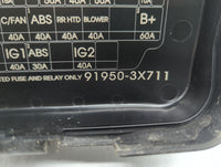 2011-2013 Hyundai Elantra Fusebox Fuse Box Panel Relay Module P/N:91950-3X711 91950-3X011, 91950-3X510 Fits Fits 2011 2012 2