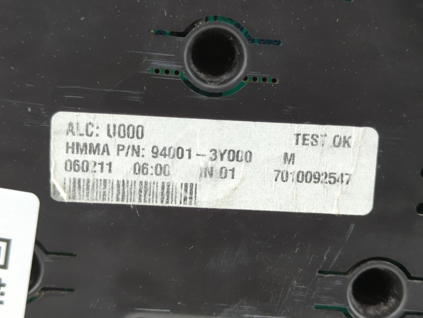 2011 Hyundai Elantra Instrument Cluster Speedometer Gauges P/N:94001-3X230 94001-3Y000 Fits OEM Used Auto Parts - Oemusedaut