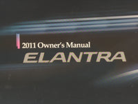 2011 Hyundai Elantra Owners Manual Book Guide OEM Used Auto Parts - Oemusedautoparts1.com