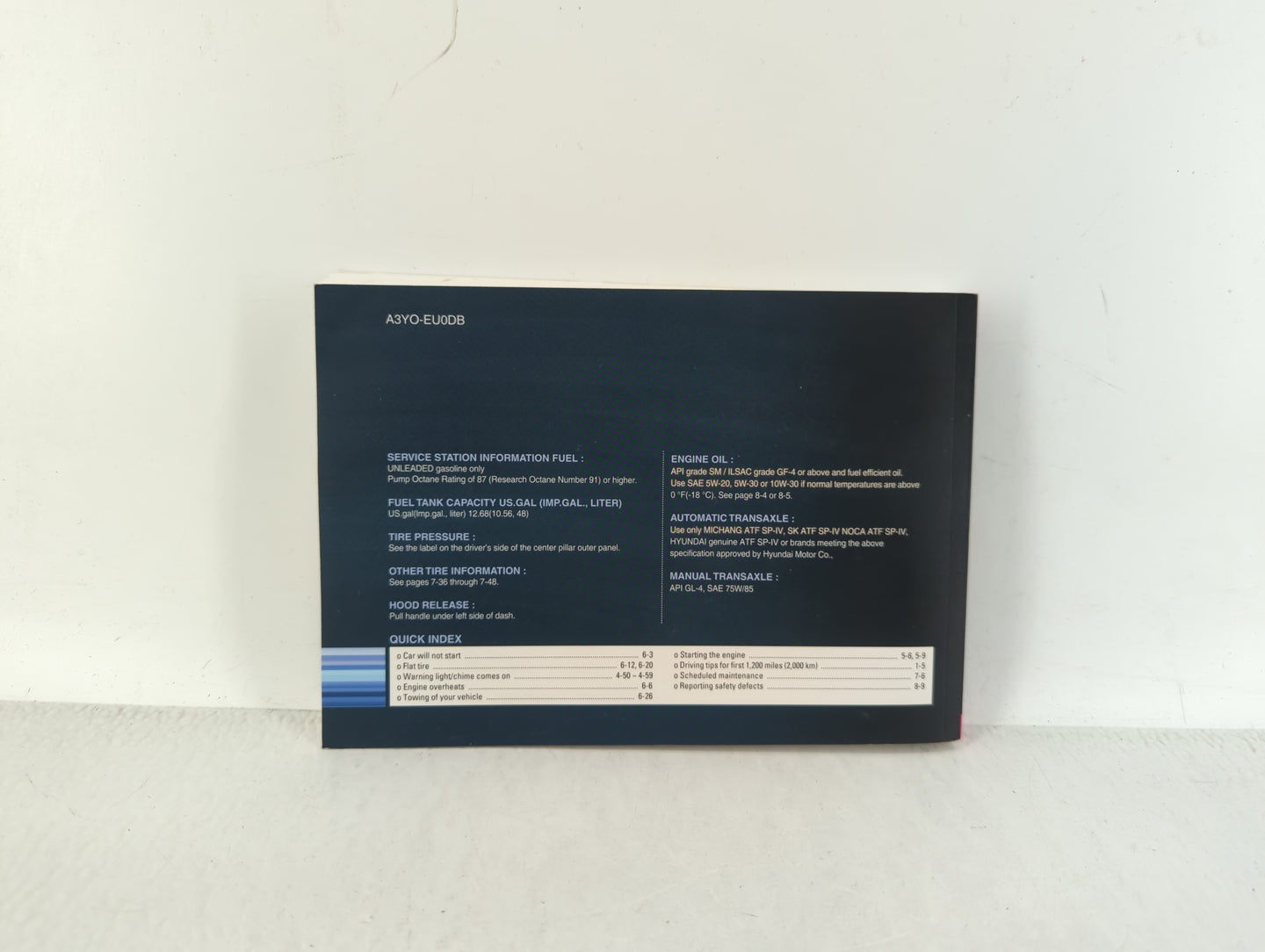 2011 Hyundai Elantra Owners Manual Book Guide OEM Used Auto Parts - Oemusedautoparts1.com