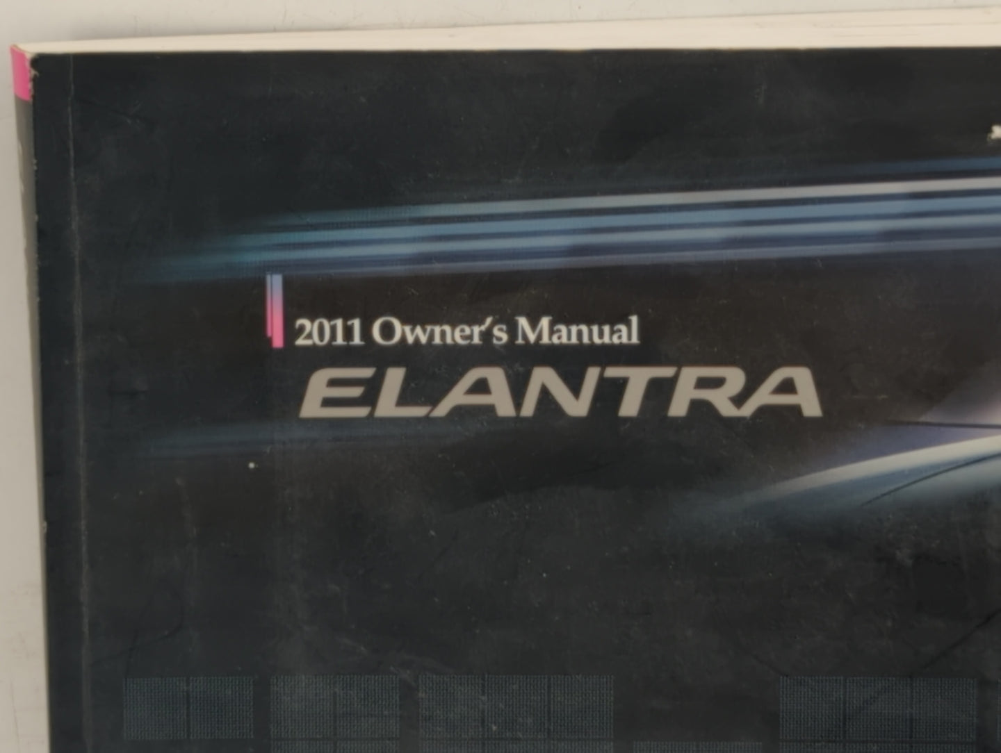 2011 Hyundai Elantra Owners Manual Book Guide OEM Used Auto Parts - Oemusedautoparts1.com