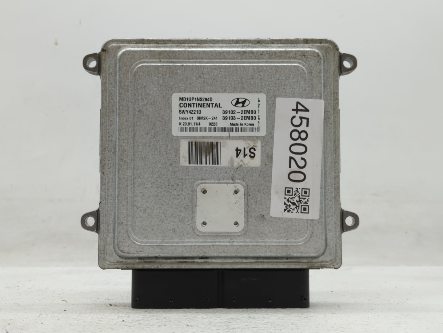 2011 Hyundai Elantra PCM Engine Control Computer ECU ECM PCU OEM P/N:39103-2EMB0 39102-2EMB0 Fits OEM Used Auto Parts - Oemu