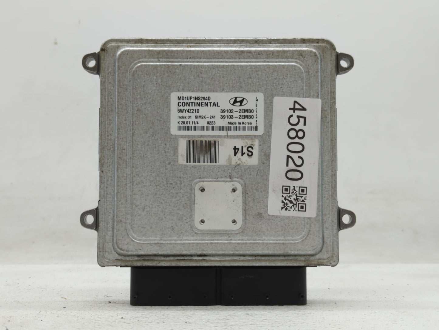2011 Hyundai Elantra PCM Engine Control Computer ECU ECM PCU OEM P/N:39103-2EMB0 39102-2EMB0 Fits OEM Used Auto Parts - Oemu