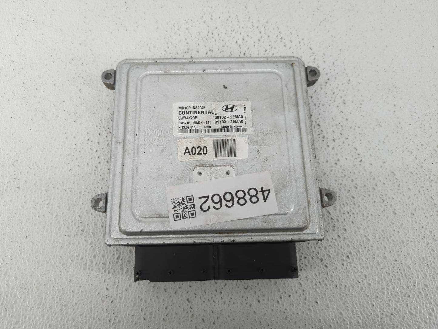 2011 Hyundai Elantra PCM Engine Control Computer ECU ECM PCU OEM P/N:39103-2EMB3 39102-2EMB3, 39102-2EMA0, 39103-2EMA0 Fits 