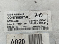 2011 Hyundai Elantra PCM Engine Control Computer ECU ECM PCU OEM P/N:39103-2EMB3 39102-2EMB3, 39102-2EMA0, 39103-2EMA0 Fits 