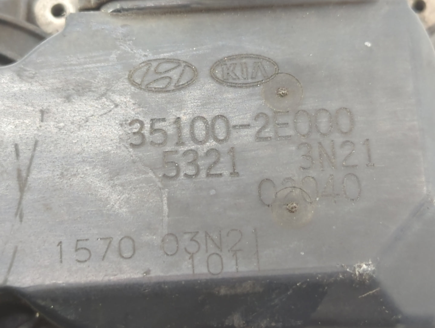 2011-2020 Hyundai Elantra Throttle Body P/N:35100-2E000 Fits Fits 2011 2012 2013 2014 2015 2016 2017 2018 2019 2020 2021 OEM