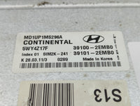 2011 Hyundai Elantra PCM Engine Control Computer ECU ECM PCU OEM P/N:39100-2EMB0 39101-2EMB0 Fits OEM Used Auto Parts - Oemu