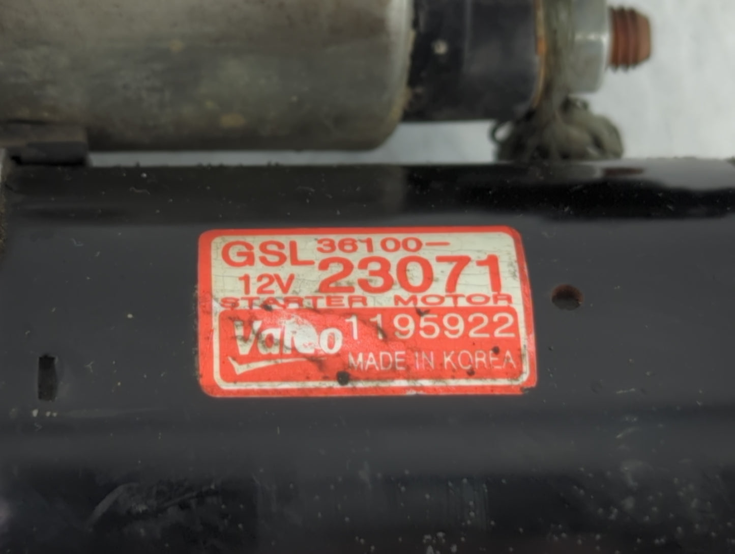 2007-2012 Hyundai Elantra Car Starter Motor Solenoid OEM P/N:36100-23071 Fits Fits 2005 2006 2007 2008 2009 2010 2011 2012 O