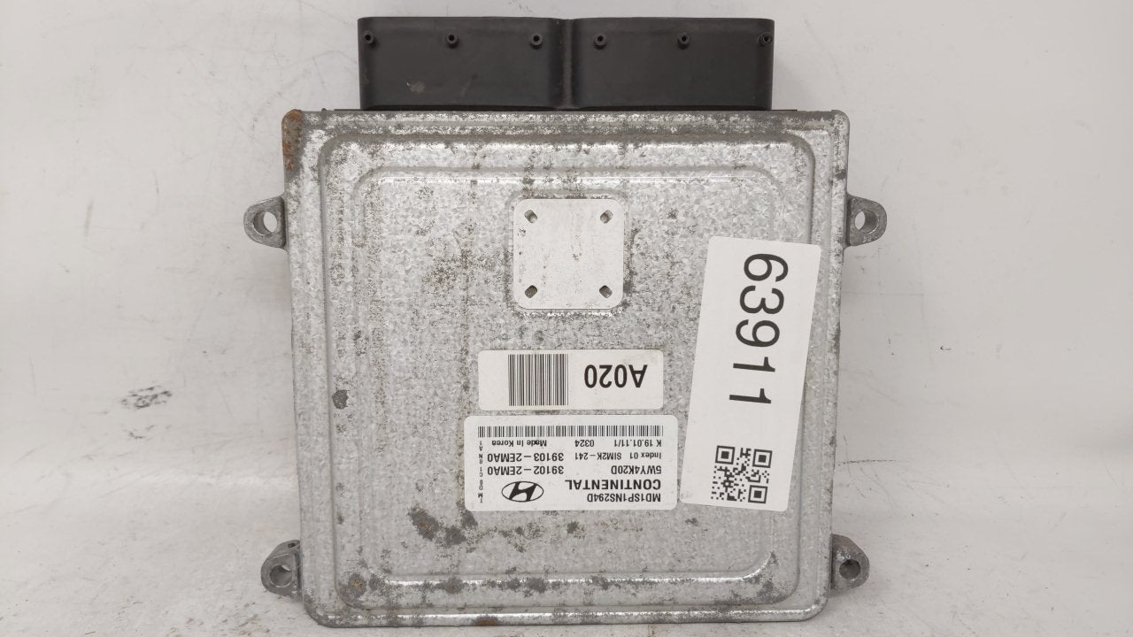 2011 Hyundai Elantra PCM Engine Control Computer ECU ECM PCU OEM P/N:39102-2EMA0 39103-2EMA0 Fits OEM Used Auto Parts - Oemu