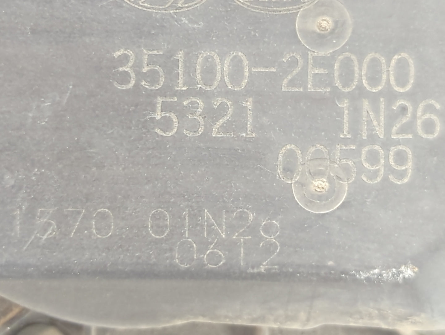 2011-2020 Hyundai Elantra Throttle Body P/N:5323-12B14 35100-2E000 Fits OEM Used Auto Parts - Oemusedautoparts1.com