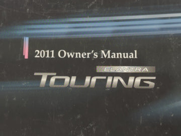 2011 Hyundai Elantra Owners Manual Book Guide P/N:A2LO-EC04A OEM Used Auto Parts