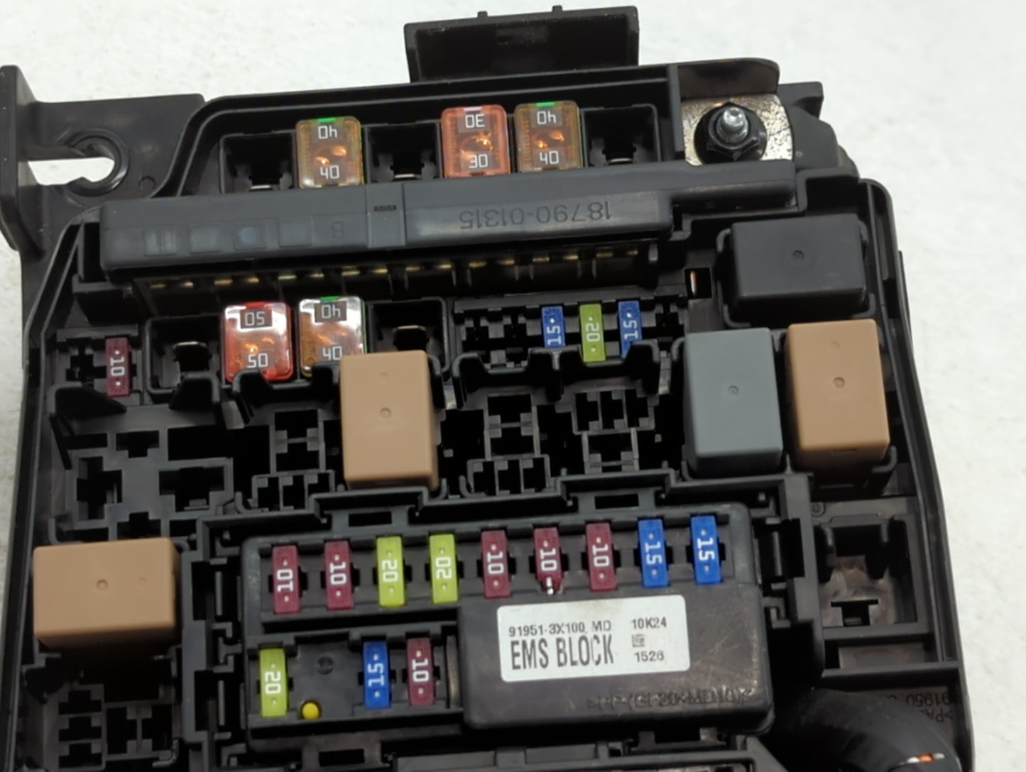 2011-2013 Hyundai Elantra Fusebox Fuse Box Panel Relay Module P/N:912053X221 Fits Fits 2011 2012 2013 OEM Used Auto Parts - 