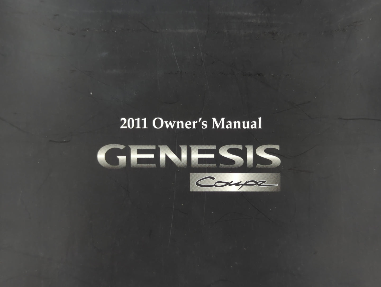 2011 Hyundai Genesis Owners Manual Book Guide P/N:A2M0-EU07D OEM Used Auto Parts - Oemusedautoparts1.com