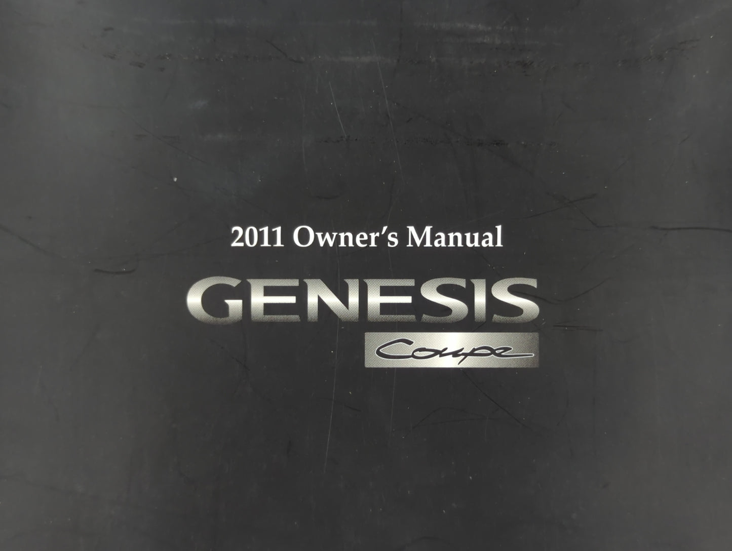 2011 Hyundai Genesis Owners Manual Book Guide P/N:A2M0-EU07D OEM Used Auto Parts - Oemusedautoparts1.com