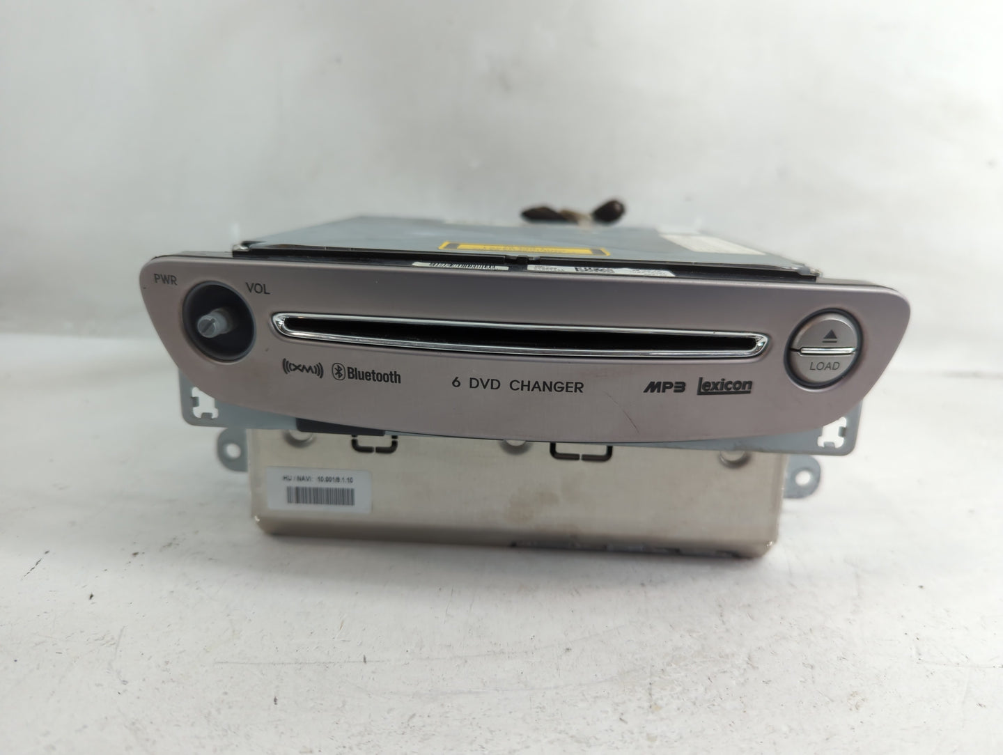 2011-2012 Hyundai Genesis Radio AM FM Cd Player Receiver Replacement P/N:01807625 Fits Fits 2011 2012 OEM Used Auto Parts - 