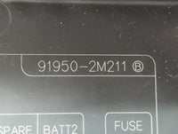 2009-2012 Hyundai Genesis Fusebox Fuse Box Panel Relay Module P/N:91950-2M211 Fits Fits 2009 2010 2011 2012 OEM Used Auto Pa