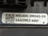 2009-2011 Hyundai Genesis Fusebox Fuse Box Panel Relay Module P/N:91400-2M040 Fits Fits 2009 2010 2011 OEM Used Auto Parts -
