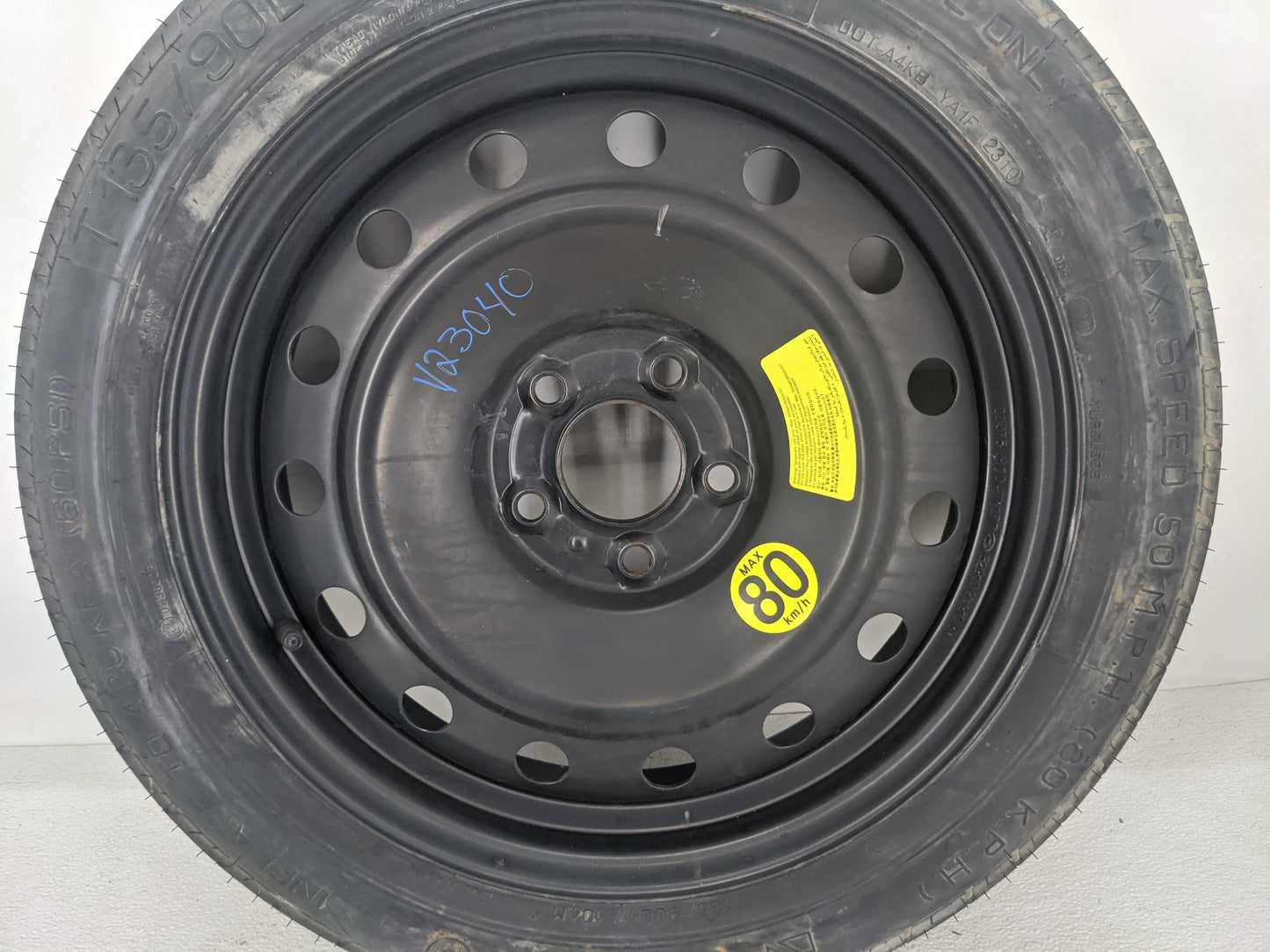 2009-2016 Hyundai Genesis Spare Donut Tire Wheel Rim Oem 1420871 - Oemusedautoparts1.com