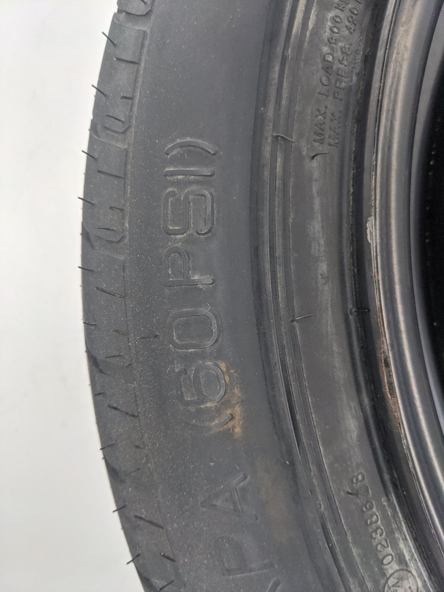 2009-2016 Hyundai Genesis Spare Donut Tire Wheel Rim Oem 1420871 - Oemusedautoparts1.com