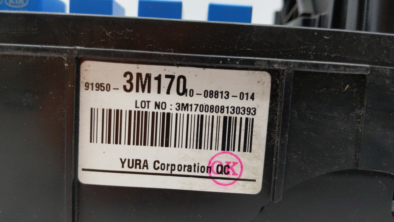 2009-2014 Hyundai Genesis Fusebox Fuse Box Panel Relay Module P/N:91950-3M170 91950-3M173 Fits OEM Used Auto Parts - Oemused