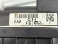 2011-2012 Hyundai Genesis Instrument Cluster Speedometer Gauges P/N:940112M570 Fits Fits 2011 2012 OEM Used Auto Parts - Oem