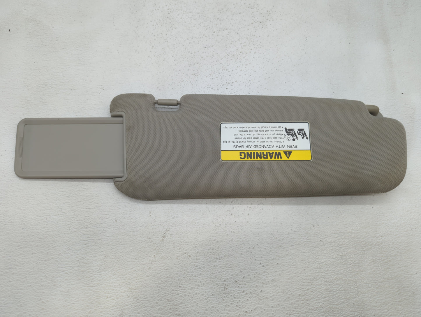 2009-2016 Hyundai Genesis Sun Visor Shade Replacement Passenger Right Mirror Fits Fits 2009 2010 2011 2012 2013 2014 2015 20