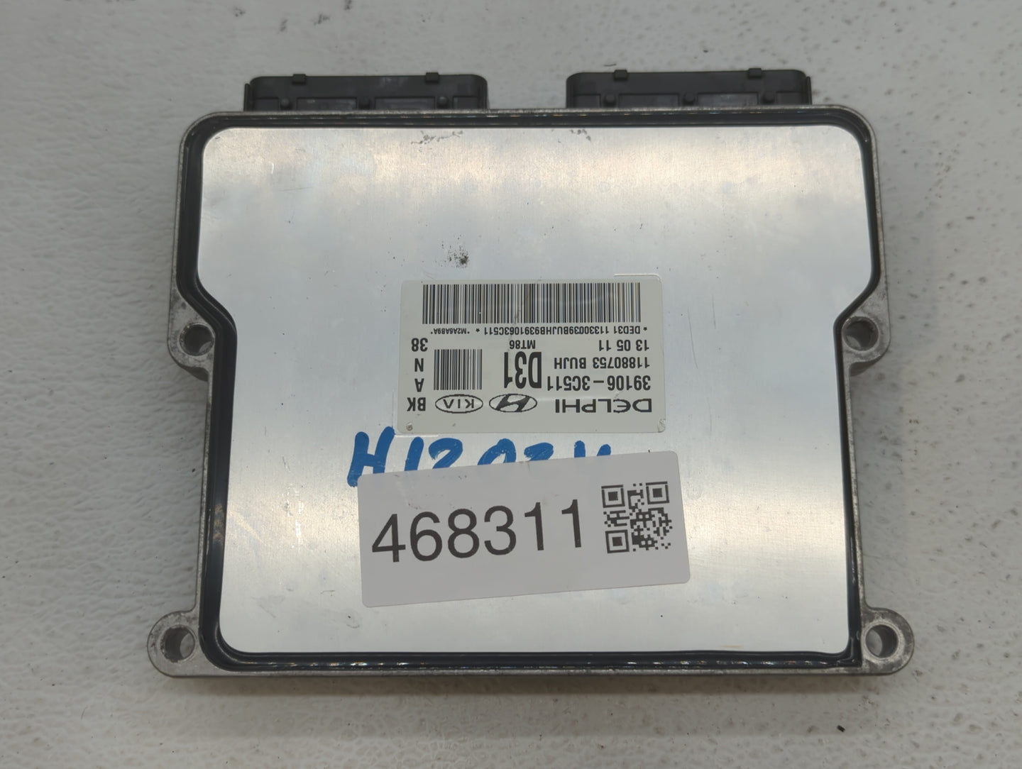 2009-2011 Hyundai Genesis PCM Engine Control Computer ECU ECM PCU OEM P/N:39106-3C511 39106-3C560 Fits Fits 2009 2010 2011 O