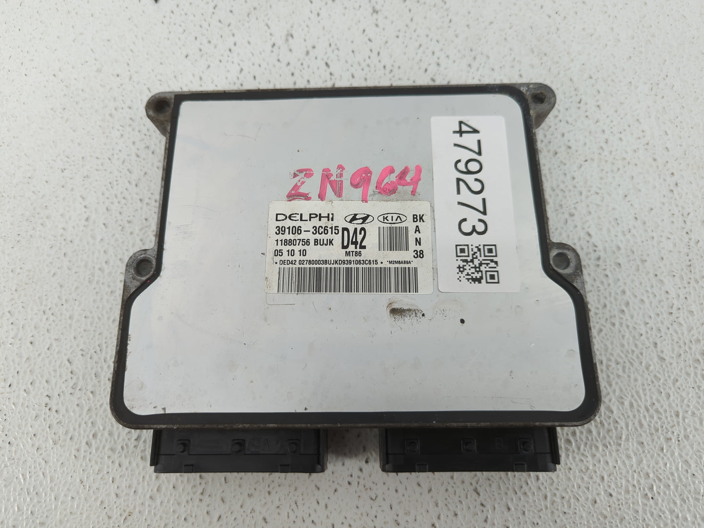 2009-2011 Hyundai Genesis PCM Engine Control Computer ECU ECM PCU OEM P/N:39106-3C615 Fits Fits 2009 2010 2011 OEM Used Auto