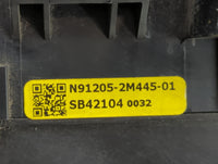 2009-2012 Hyundai Genesis Fusebox Fuse Box Panel Relay Module P/N:91205-2M445 Fits Fits 2009 2010 2011 2012 OEM Used Auto Pa