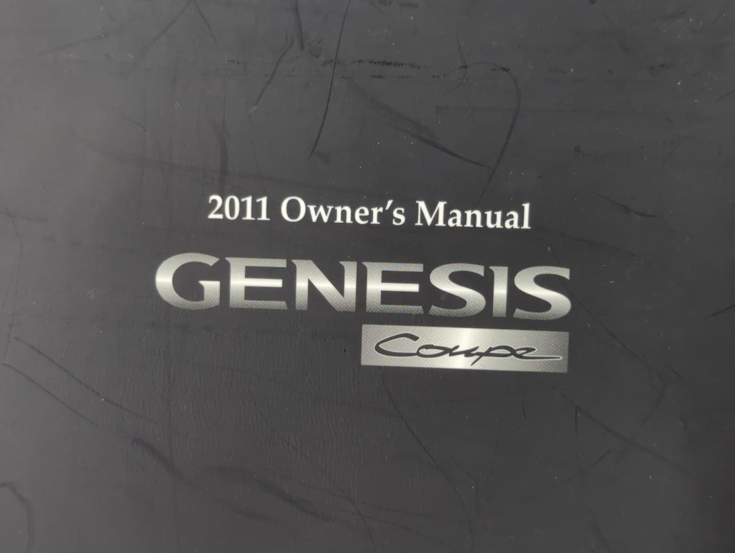 2011 Hyundai Genesis Owners Manual Book Guide P/N:A2M0-EU09E OEM Used Auto Parts - Oemusedautoparts1.com