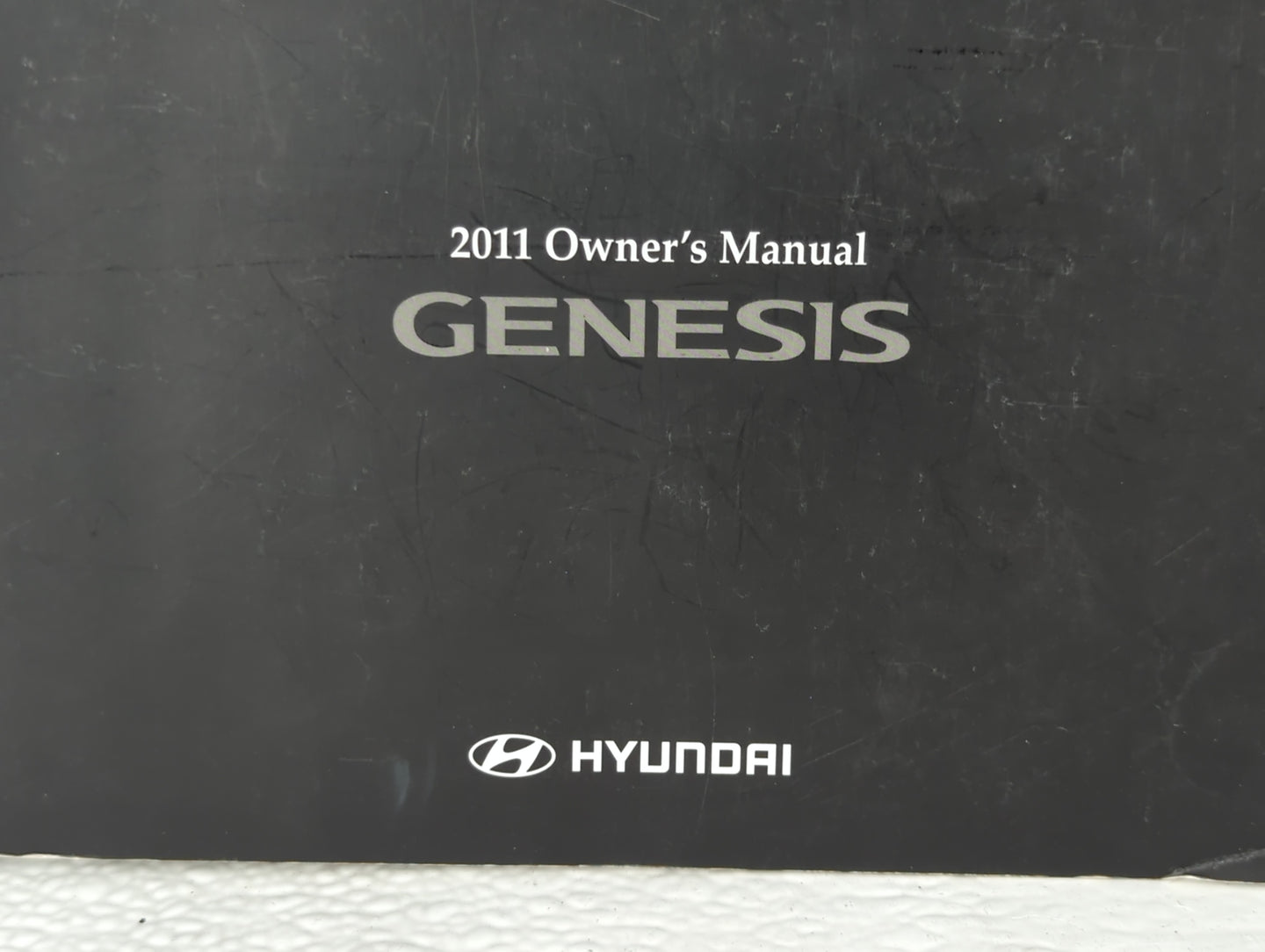 2011 Hyundai Genesis Owners Manual Book Guide P/N:A3M0-EU09E OEM Used Auto Parts - Oemusedautoparts1.com