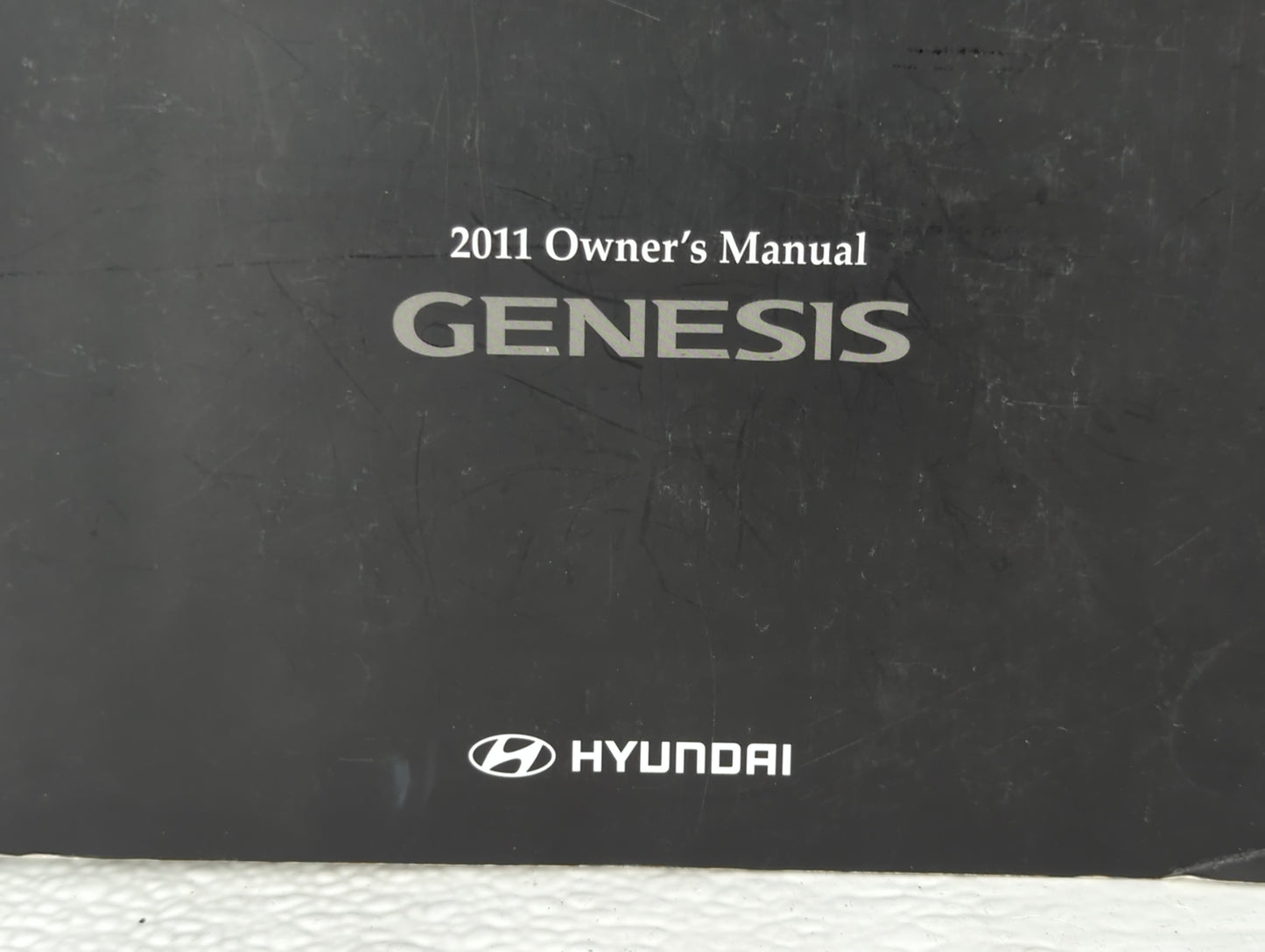 2011 Hyundai Genesis Owners Manual Book Guide P/N:A3M0-EU09E OEM Used Auto Parts - Oemusedautoparts1.com