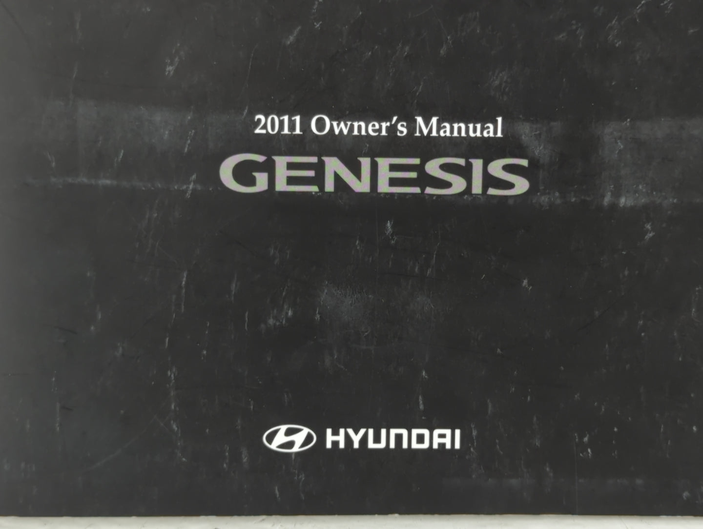 2011 Hyundai Genesis Owners Manual Book Guide P/N:A3MO-EU08D OEM Used Auto Parts - Oemusedautoparts1.com