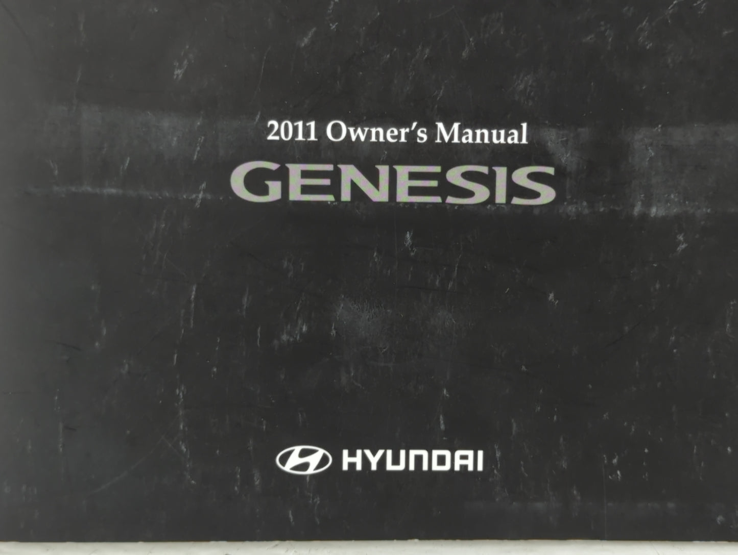 2011 Hyundai Genesis Owners Manual Book Guide P/N:A3MO-EU08D OEM Used Auto Parts - Oemusedautoparts1.com