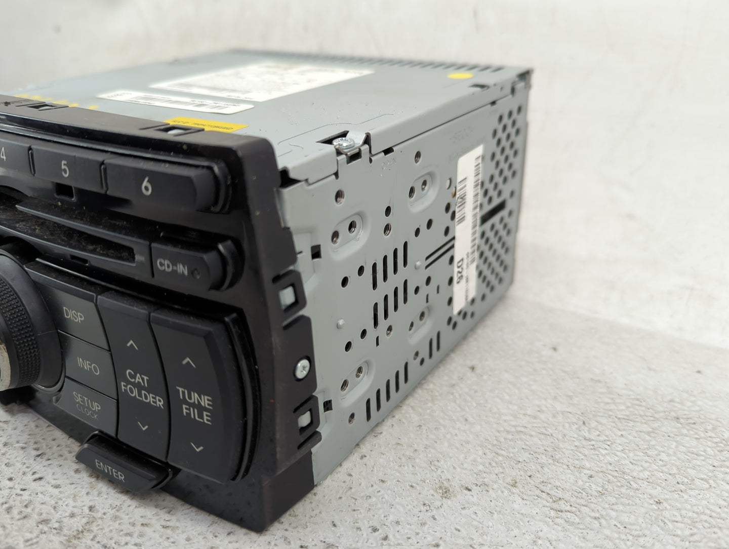 2011 Hyundai Genesis Coupe Radio AM FM Cd Player Receiver Replacement P/N:96180-2M115VM5 A200BKLBX Fits Fits 2012 OEM Used A